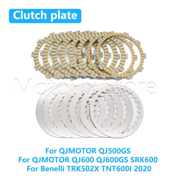 For QJMOTOR QJ500GS QJ600 QJ600GS SRK600 For Benelli TRK502X TNT600I 2020 Motorcycle Clutch Plate S