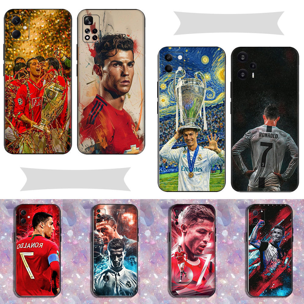 Top scorer Cristiano Ronaldo CR7 ^FC1 สําหรับ Xiaomi Poco F3 M3 Pro X3 NFC GT F4 X4 C40 ความเข้ากันไ