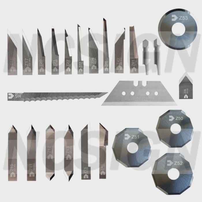 2PCS Zund ZUND Tungsten Carbide Oscillating Knife Blade Z1 Z2 Z3 Z4 Z5 Z10 Z16 17 Z21 Z26 Z42 Z43 Z