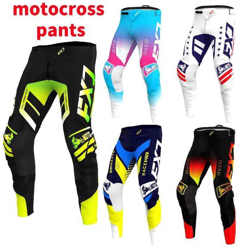 + Motocross Pants MX Pant DH MTB Dirt Bike ATV Enduro Moto Gear Set Off Road Equipment