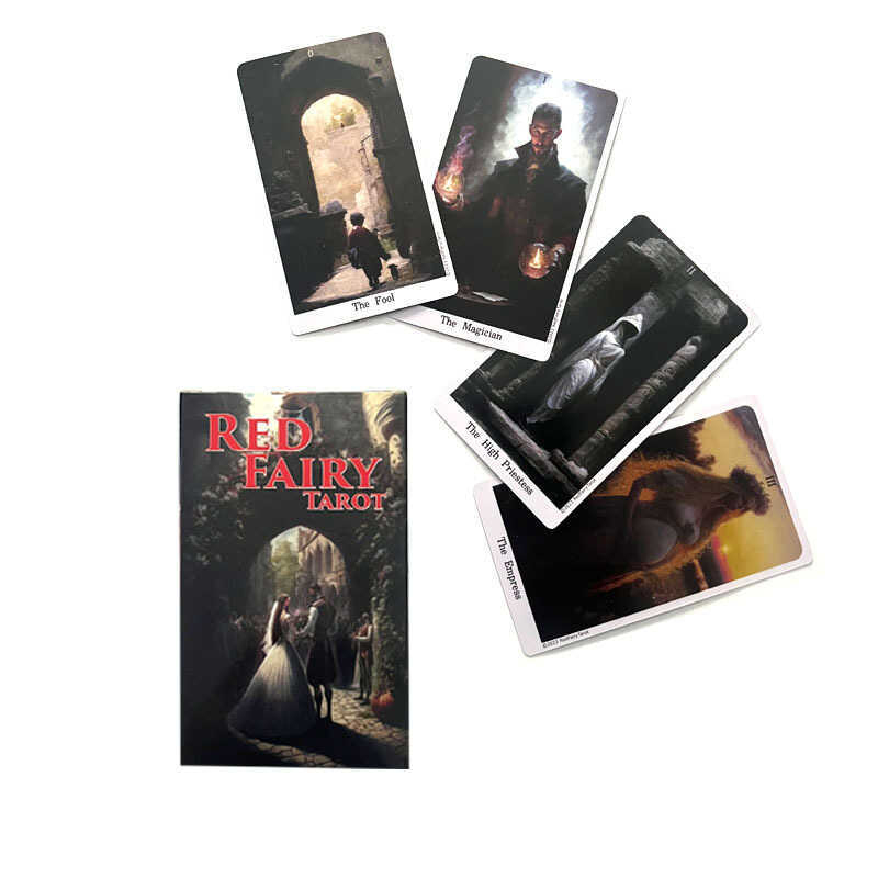 12X7 Red Fairy Tarot Red Fairy Tarot ขายปลีก