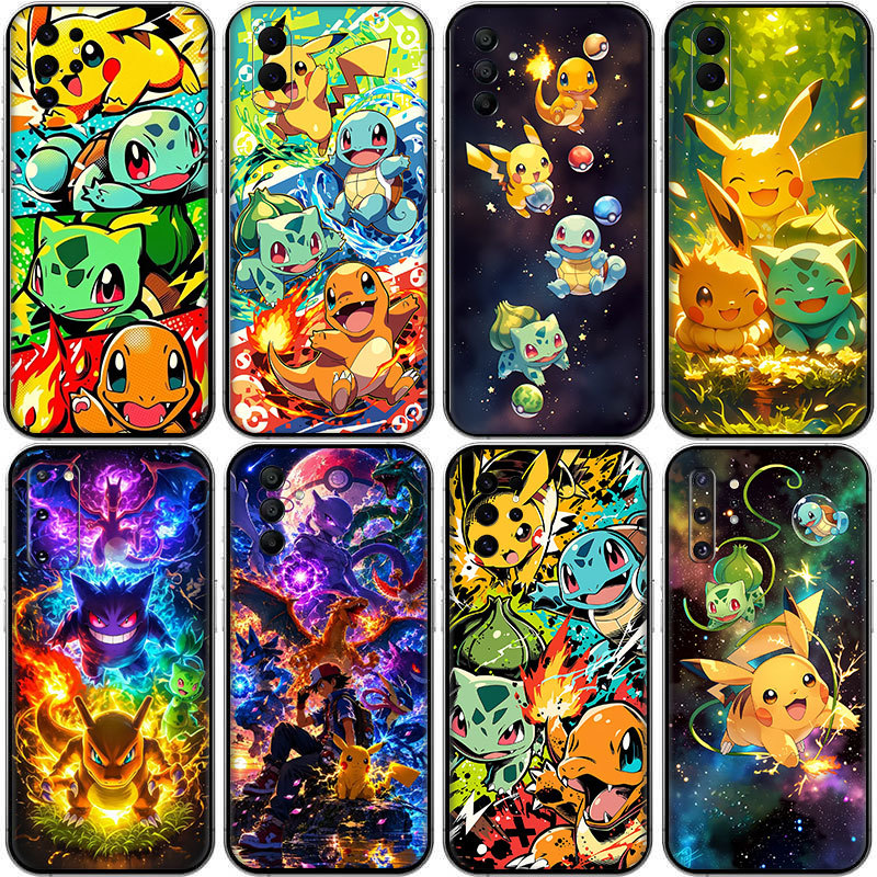 คอลเลกชันโปเกมอนน่ารัก ^WX3 สําหรับ Samsung A32 A33 A34 A35 A50S A30S A51 A52S A53 A54 ความเข้ากันได