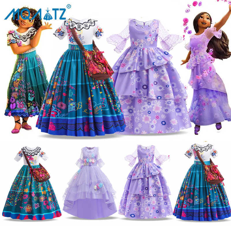 l Cosplay Costume Girl Dress Princess Dress For Carnival Halloween Party Costume Girl Encanto Dress