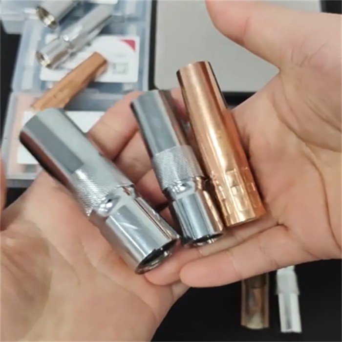 MIG Welding Gun Nozzle Conductive Nozzle Protective Sleeve 200/350/500A CO2 Variable Caliber Neckin