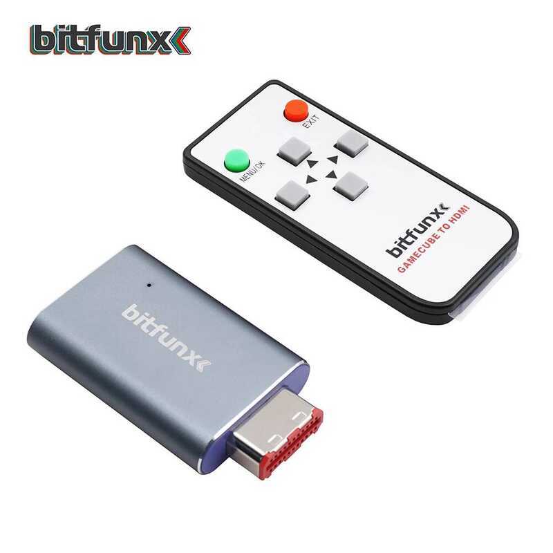 Bitfunx GC อะแดปเตอร์วิดีโอดิจิตอล AV เป็น HDMI GC2HDMI สําหรับ Nintendo Gamecube NGC DOL-001 เกมคอน
