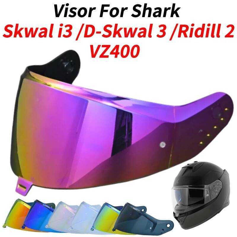 Visor สําหรับ Shark i3 D-Skwal Ridill 2 หมวกกันน็อค Visors เปลี่ยนเลนส์อุปกรณ์เสริม Capacete กระจก D