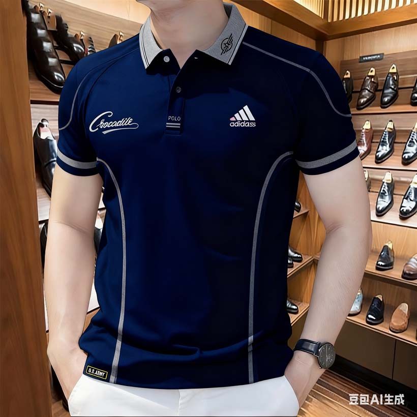 เสื้อโปโลผู้ชาย สไตล์ลําลอง ขนาดใหญ่ ทรงย้อนยุค สําหรับกลางแจ้งและถนน ขนาดใหญ่พิเศษ