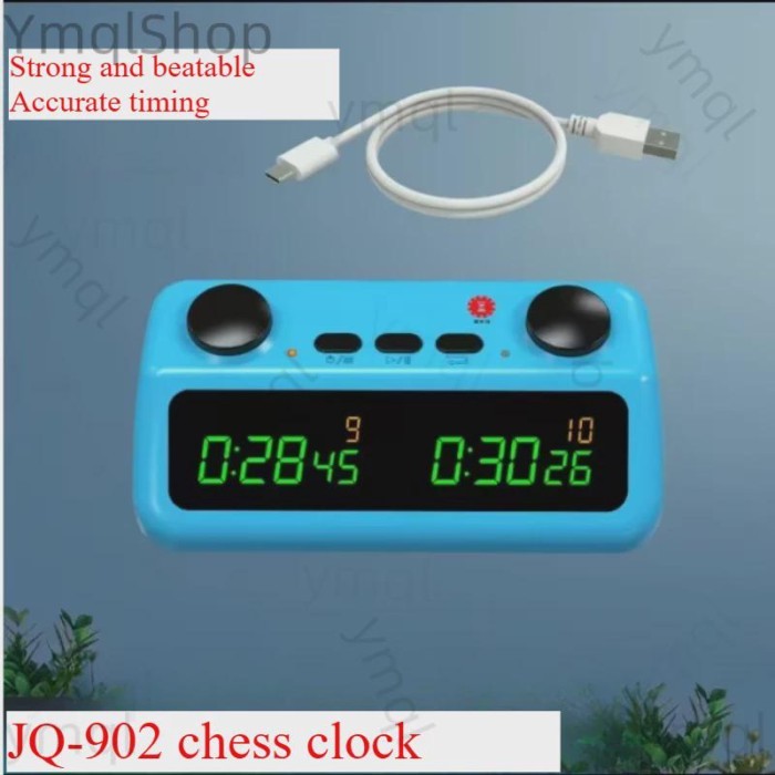 LED display chess clock, built-in rechargeable lithium battery, Chinese chess, chess, go clock