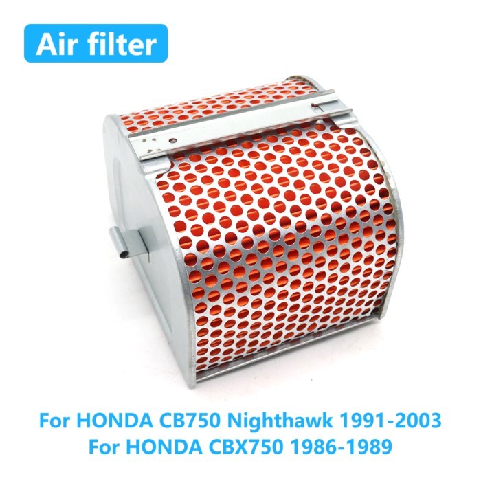 For HONDA CB750 Nighthawk 1991-2003 CBX750 1986-1989 CBX CB 750 Motorcycle Air Filter Engine Intake