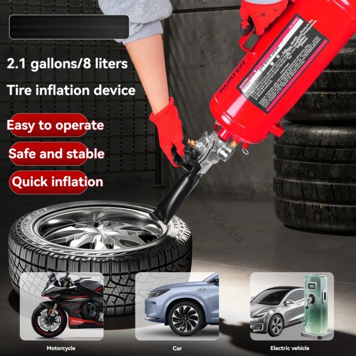Vacuum Tire Rapid Tire Repair Tool for Big Car Car, Off-road Vehicle, Tire Sealer, High-pressure In