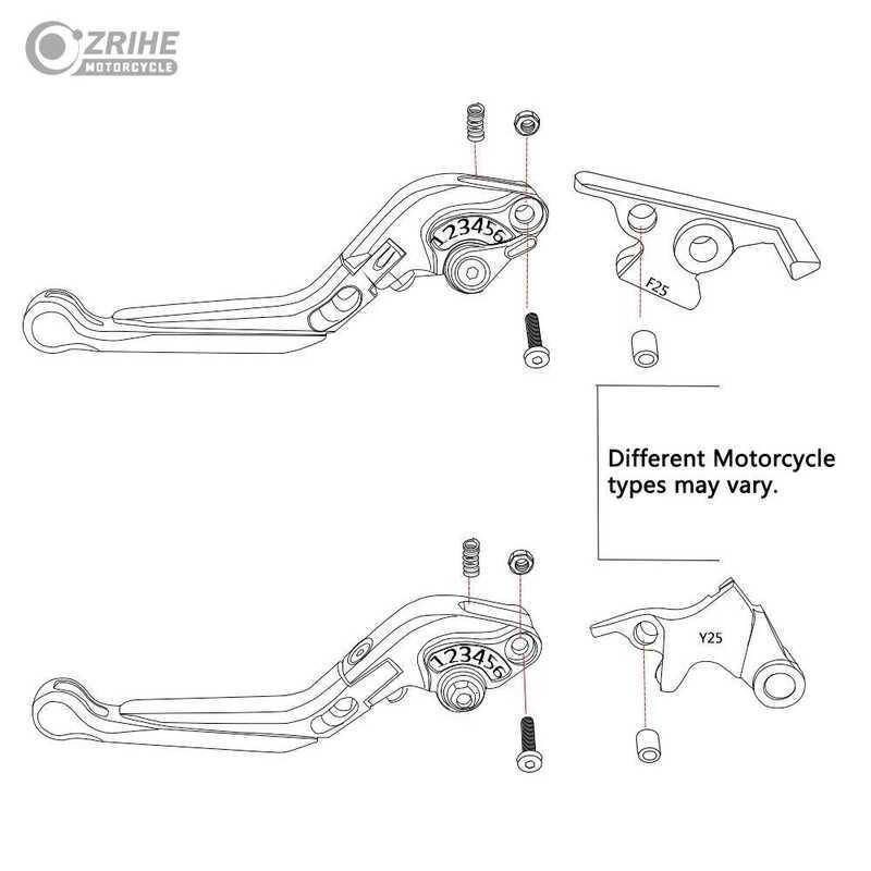มอเตอร์ไซค์สำหรับ CFMOTO CF MOTO 300Ss Cf300ss 300 SS 300Ss 2022-2024 2025 คันเบรกและคลัตช์ปรับระดั