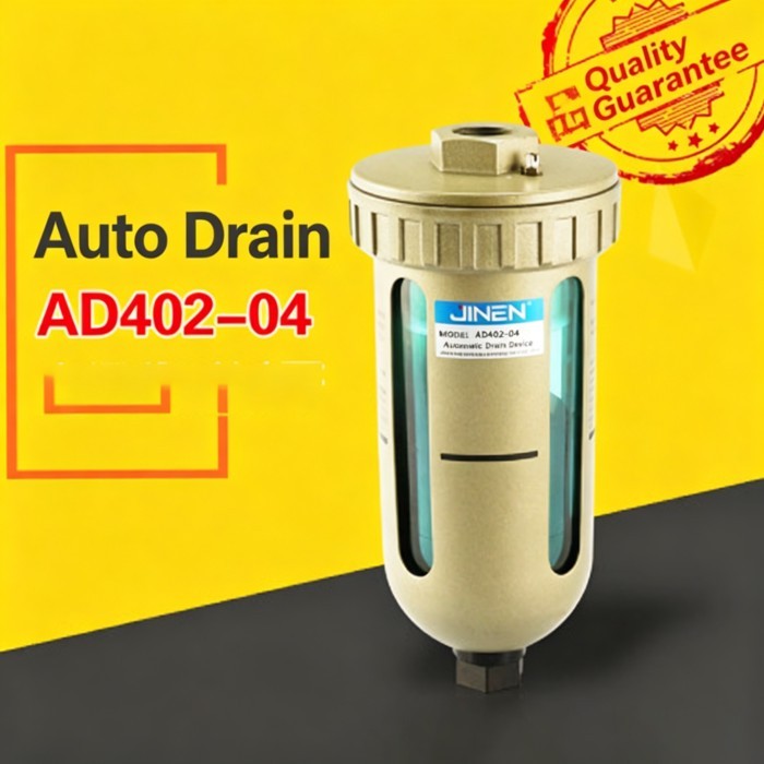 AD402-04  AD402 Series Pneumatic Auto Drain Valve Automatic Drainer Air Tank Air Compressor Oil Wat
