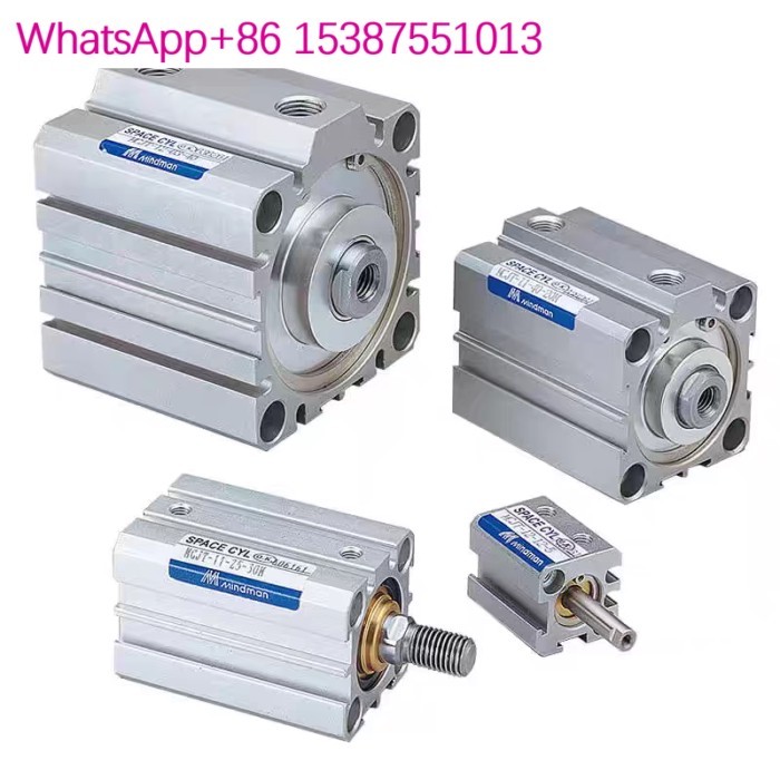 1pcs Thin cylinder MCJQ/16/20/25/32/40/50/6350-75-100SM