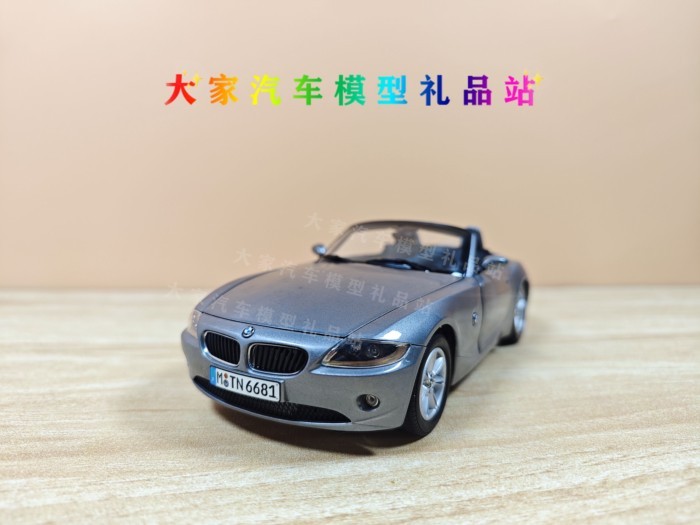 คลังสินค้าพร้อม Jingshang 1: 18 BMW Z4 BMW ZM Couper Convertible Sports Car Alloy Simulation Car Mod