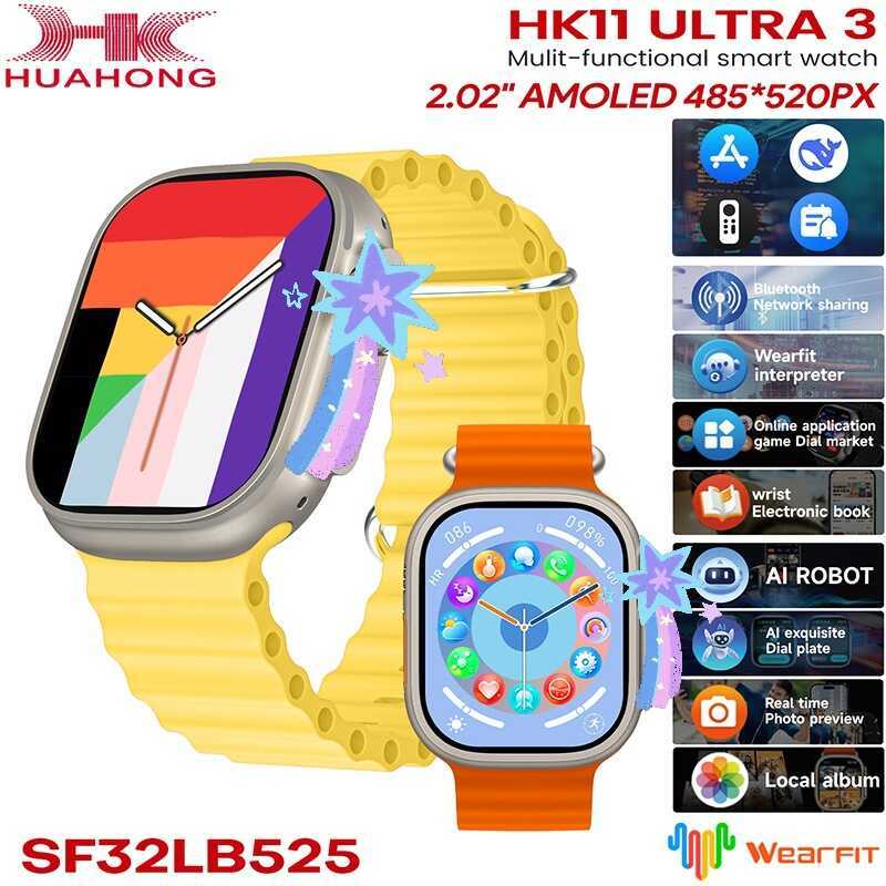 HK11ultra3 สมาร์ทวอทช์เพลงท้องถิ่นข้อมูลอัลบั้ม Reply นาฬิกาสปอร์ตมัลติฟังก์ชั่น