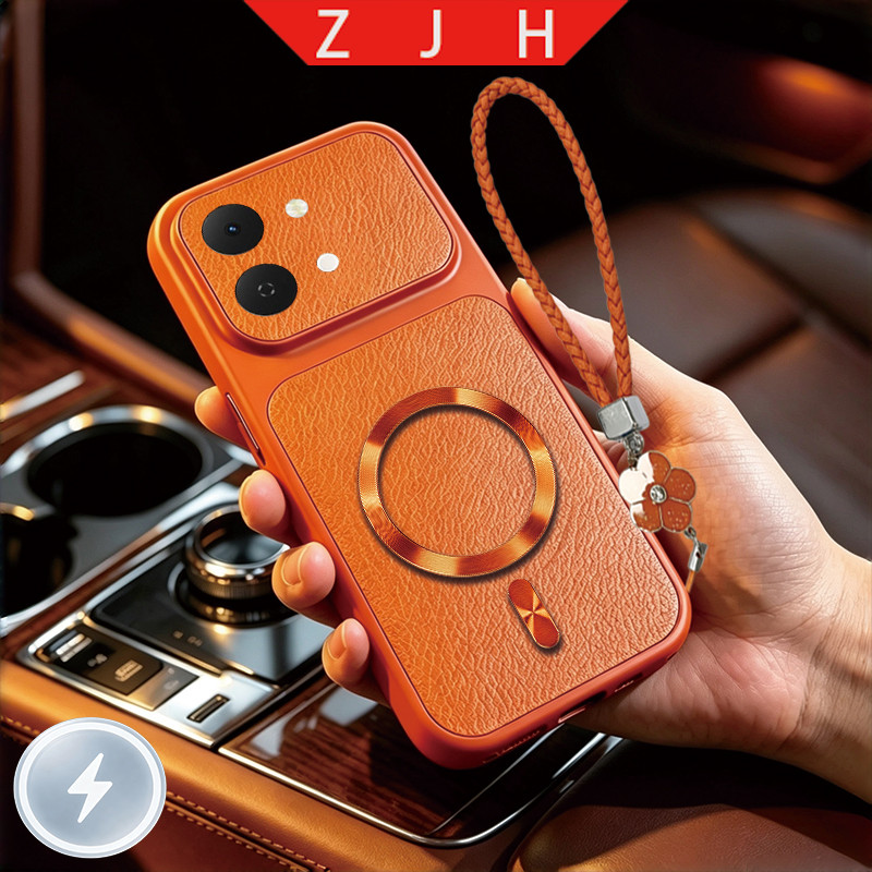 เคสสําหรับVivo Y05 4G Y11Dเคสโทรศัพท์เทคโนโลยีใหม่สําหรับแหวนหางแม่เหล็กกันกระแทกสีปลอกเชือกเส้นเล็ก