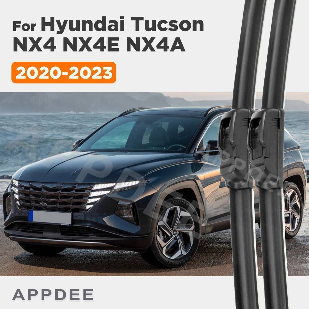APPDEE สําหรับ Hyundai Tucson NX4 NX4E NX4A 2020-2023 2021 2022 Wiper ใบปัดน้ําฝนด้านหน้ากระจกกระจกห
