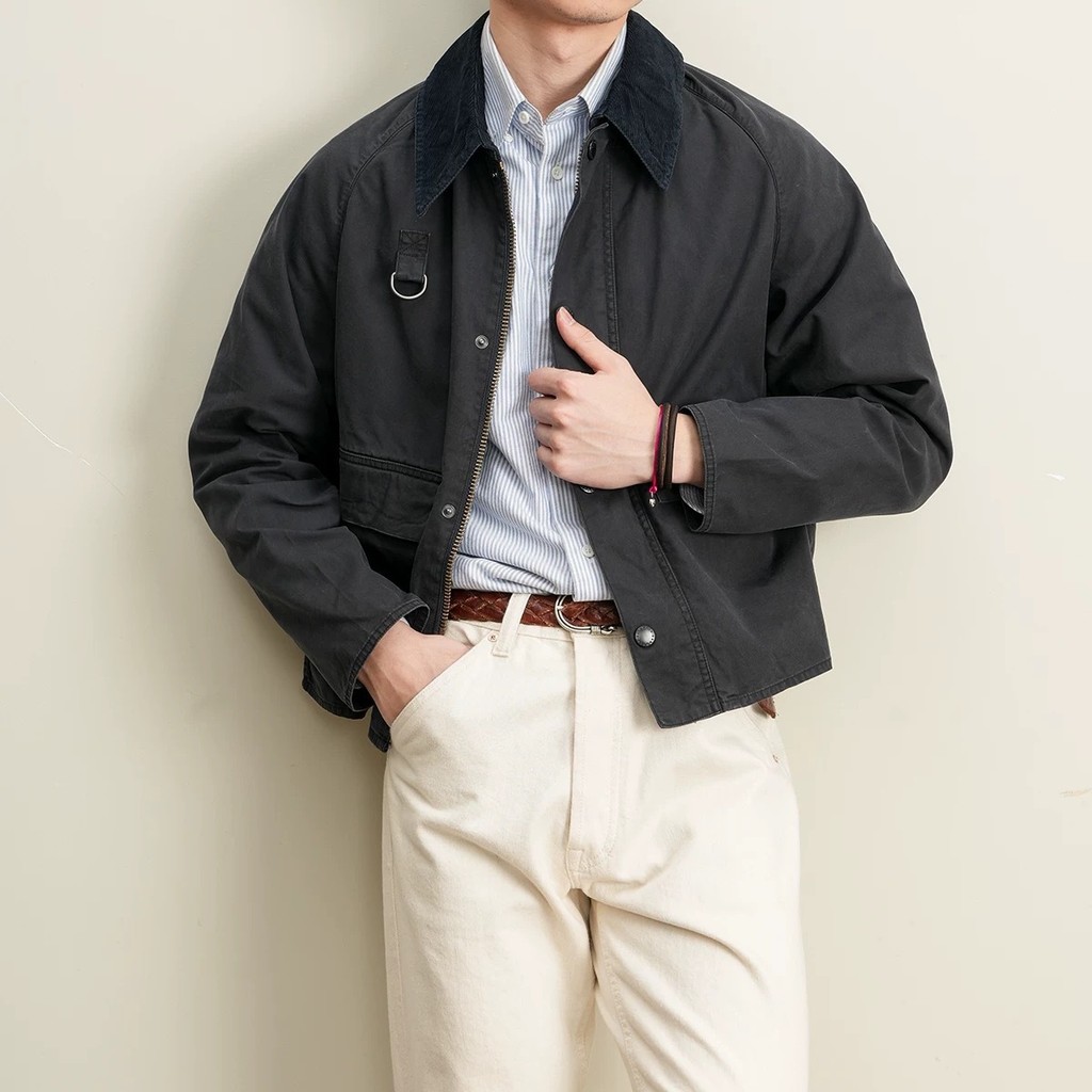 GRND 2025 ฤดูใบไม้ร่วงฤดูหนาวสไตล์ใหม่สวมใส่ Tear-Resistant การล่าสัตว์ Windbreaker Cargo แจ็คเก็ตผ้าใบนุ่ม SPEY กลางความยาวแจ็คเก็ตตกปลา - รูปที่ 6