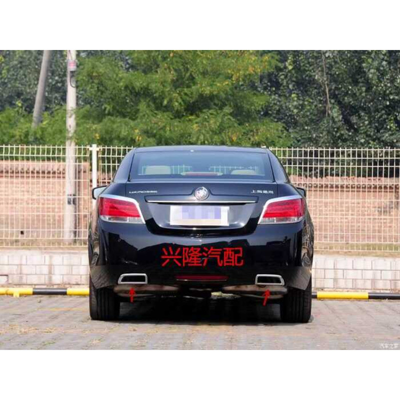 Buick New Jun Yue 09 10 11 12 Jun Echigo ท่อไอเสียด้านหลังคอหางด้านหลังสแตนเลสหางคอชุบไฟฟ้าหาง T