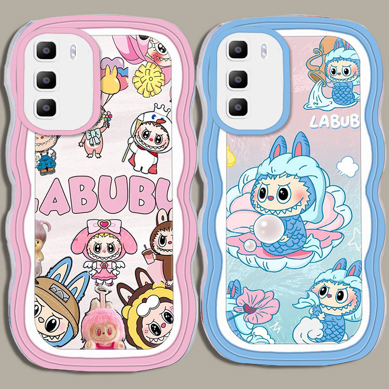A-7 ใหม่ LABUBU TPU Casing สําหรับ Realme C65 14X C71 C75 เคสใส