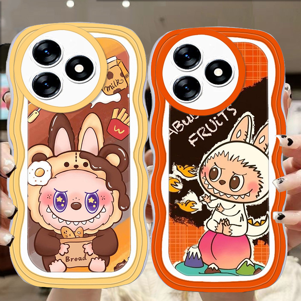 A-93 ตลก Labubu TPU Casing สําหรับ Tecno Pova 6 5 Neo 2 7 Pro 5G เคสใส