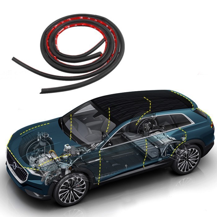 For volvo xc60 xc60 xc90 xc40 s90 s60 v60 sound insulation sealing strip door engine noise reductio