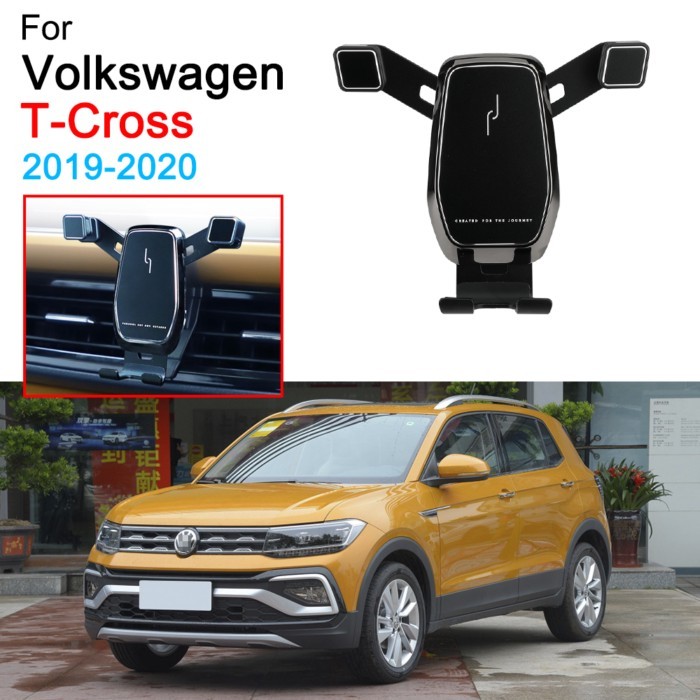 Car Mobile Phone Support Air Vent Mount Call Phone Holder for Volkswagen VW T-Cross Tcross Accessor