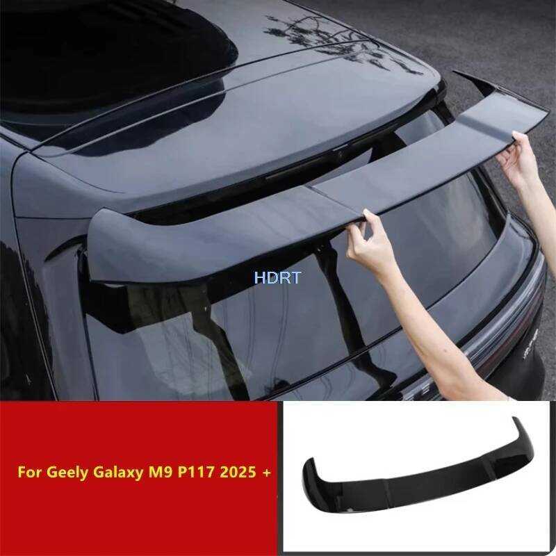 Car Styg Rear Trunk Roof Spoiler For Geely Galaxy M9 P117 2025 + Tail Wing Body Kit Cover Protector