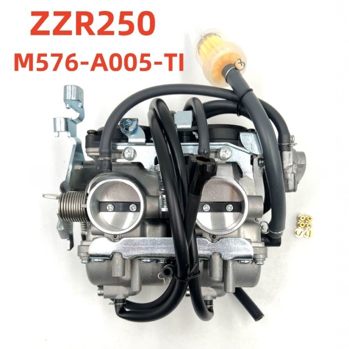=Motorcycle Accessories Carburador duplo cilindro fit for Kawasaki GPX 250 GPX 400 ZZR 250 EX 250 N