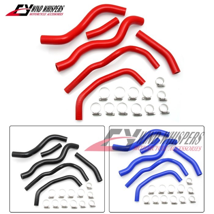 6PCS Motorcycle Radiator Silicone Coolant Hose Kit with Clamp For HONDA CB1300 CB 1300 SF CB1300SF
