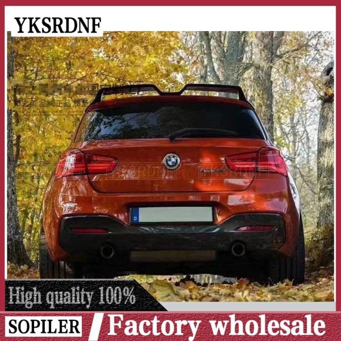 For BMW 1 Series F20 116i 120i 118i Carbon Fiber VM Style Exterior Rear Spoiler Tail Trunk Boot Win