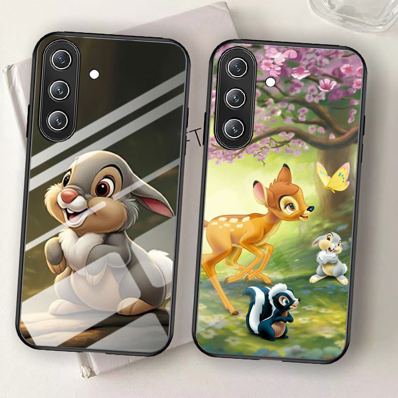 T-2 Bambi Deer กระจกนิรภัยสําหรับ Samsung A05S M17 A15 A24 A04S A14 A17 A56 A16 5G กรณี