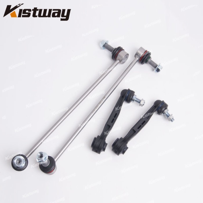 4PCS Front And Rear Stabilizer Sway Bar Link Kit For BMW X3 F25 X4 F26 33556790324 31306787163 3130