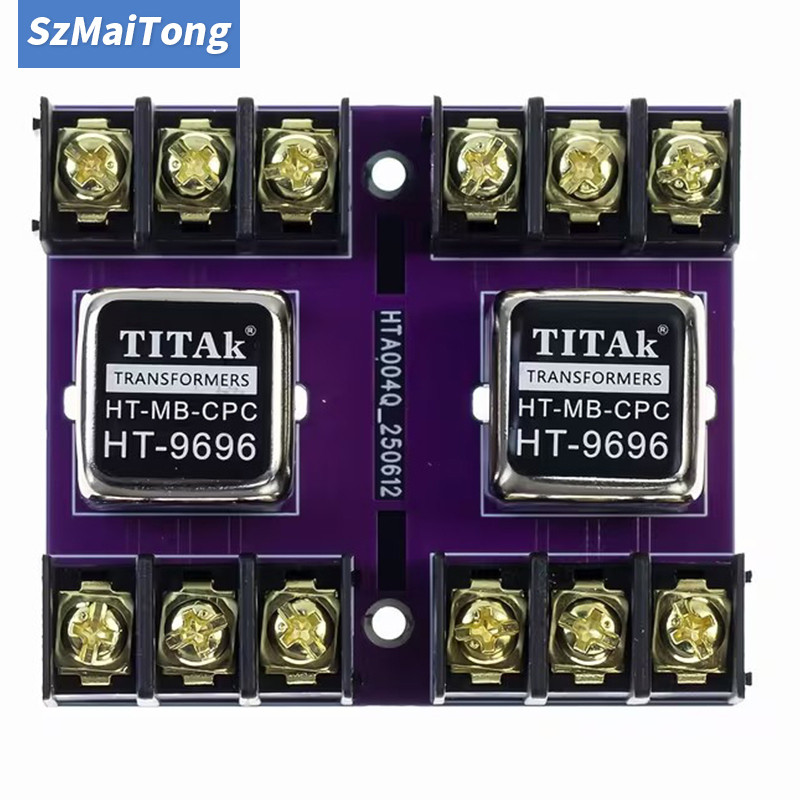 ใหม่ Balanced และ Unbalance Conversion Audio Isolator Permalloy Audio Isolation Transformer 600:600 