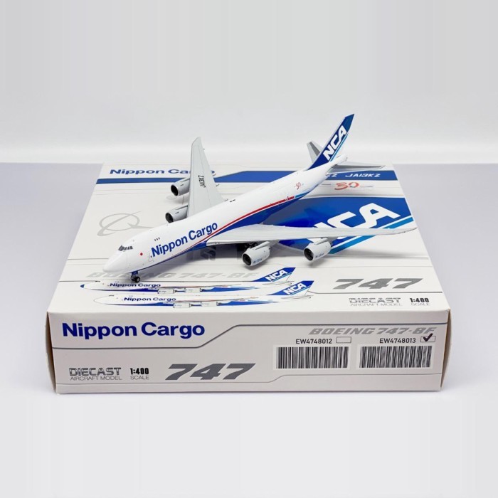 พร้อมสต็อก JC Wings 1: 400 Japan Freight Airlines B747-8F JA13KZ เครื่องบินรุ่น Out of Print Car Mod