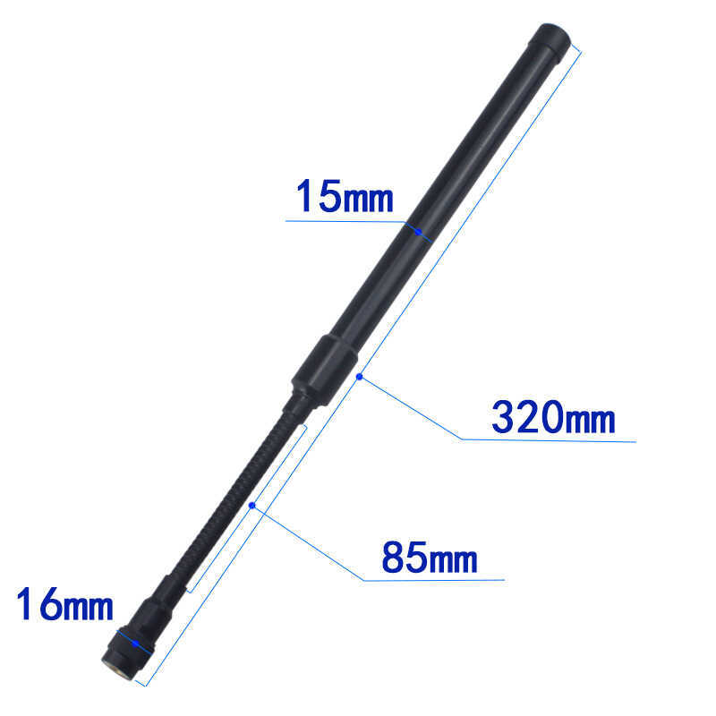 ▥ TNC Connector U.S. Dual Band 144/430Mhz Foldable CS  Antenna For Kenwood Tk-378 H
