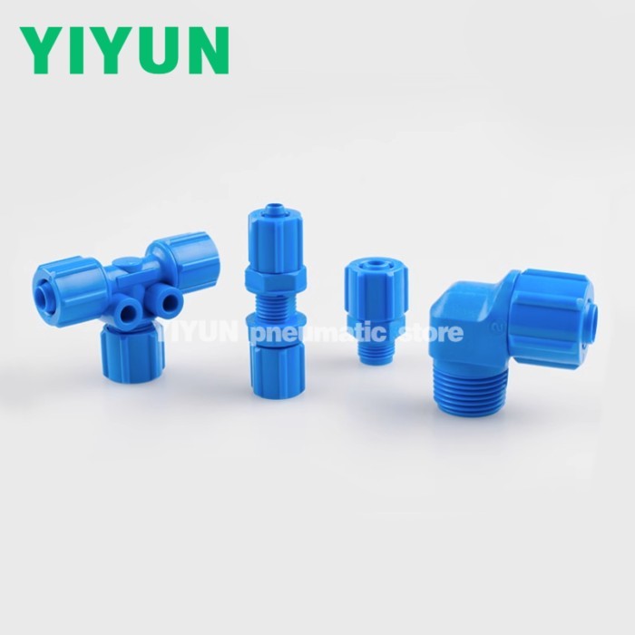 POM Plastic Steel Quick Connector For Tube Connectors P-CK-1/8/3/8/1/2/1/4-PK-4/6/9-KU GCK-1/8/3/8/