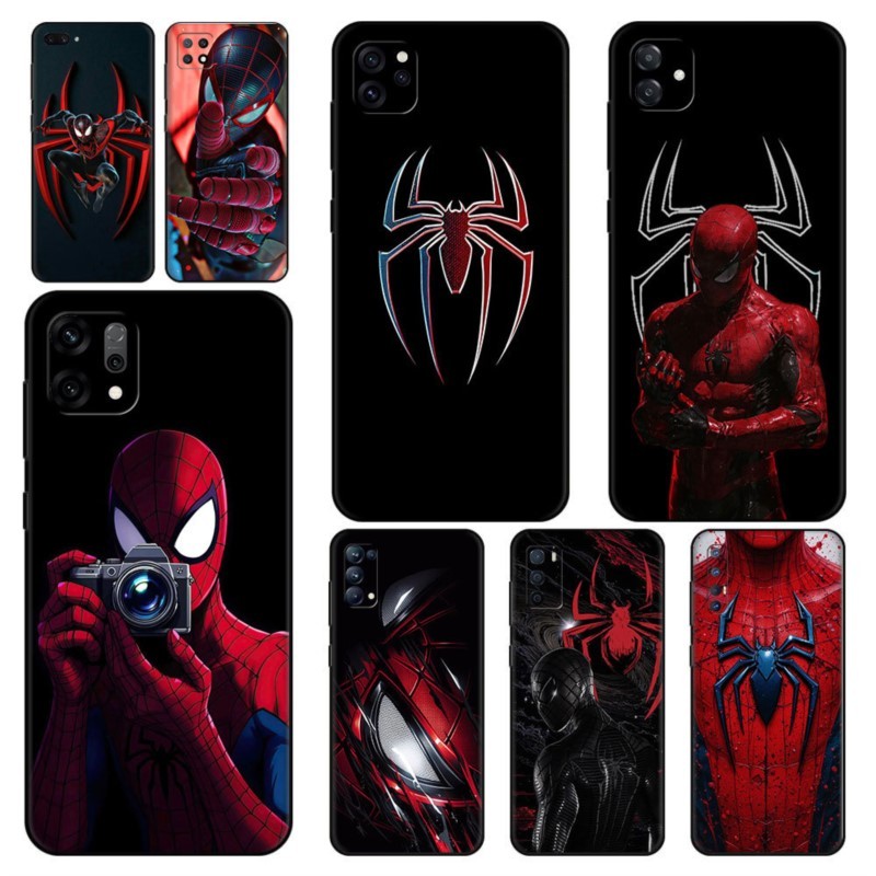 ประณีต Spider-Man ^YP-3 สําหรับ OPPO F5 A73 F7 F9 F11 F17 F25 F19 Pro Plus A7X A9 A74 F27 ความเข้ากั