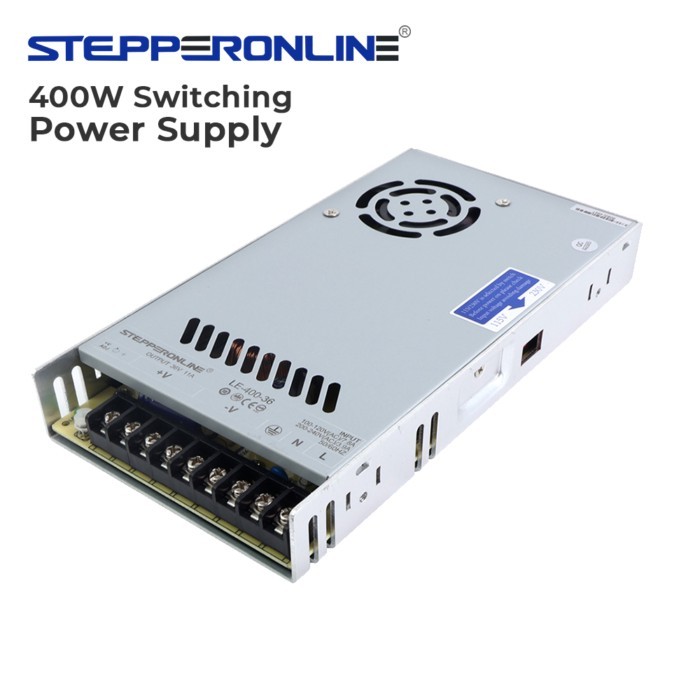 STEPPERONLINE DC Switching Power Supply 24V 36V 48V 400W 115/230V AC TO DC Power Supply Transformer