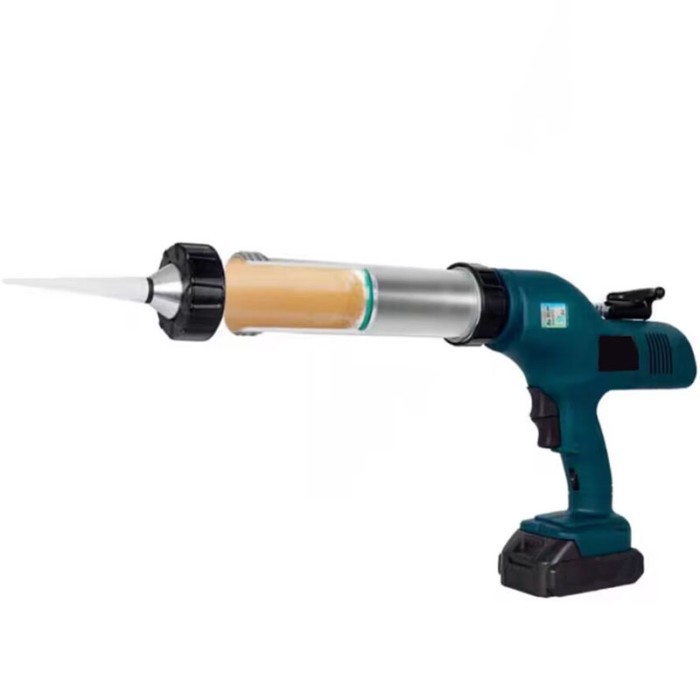 New Lithium Battery Both Sausage and Cartridge Sealant Use Electric Glass Glue Gun Caulking Gun 21V