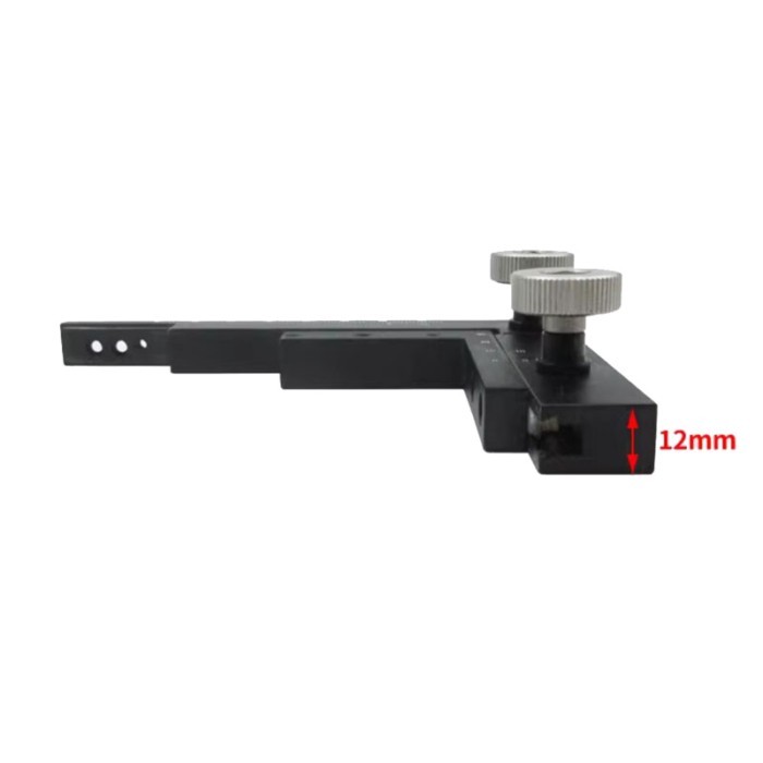 Metal Aluminum Alloy Microscope Moving Stage X/Y Axis Adjustable Precision Micrometer Slide with Sc