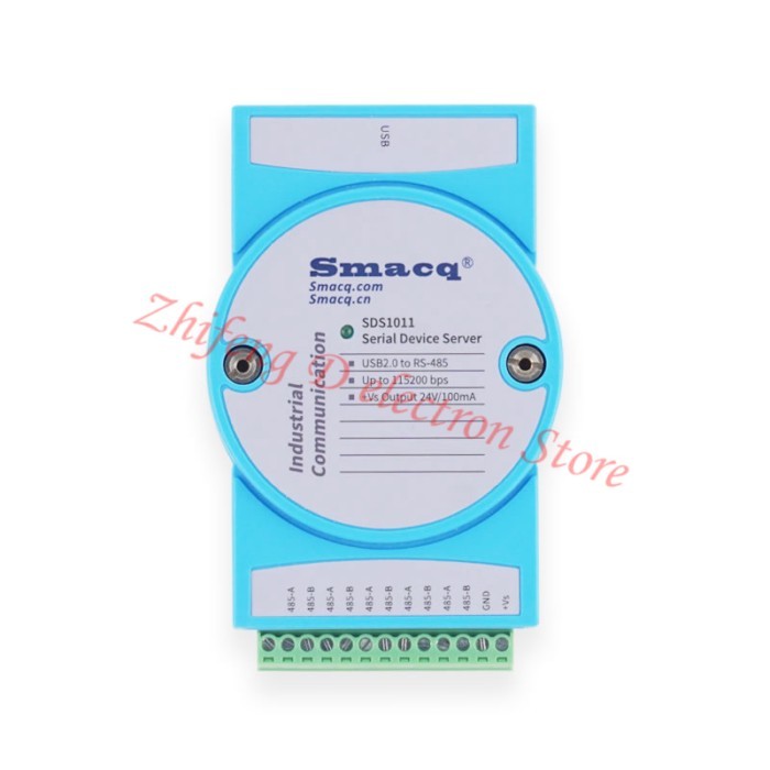 Smart data acquisition Smacq isolated lightning protection LAN USB to RS-232/485 converter SDS1001/