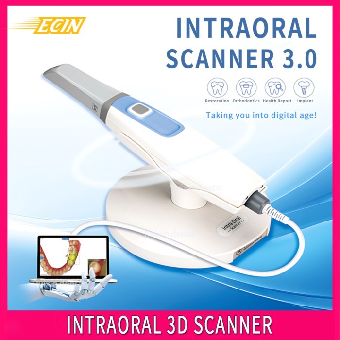 Runyes 3.0 Pro Intraoral Scanner AI Real Color Free Software CAD CAM for Digital Implant Orthodonti