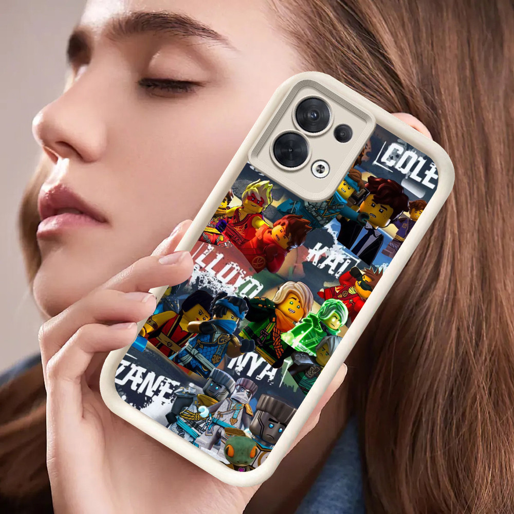 DE-23 L-Lego N-Ninjago เคสป้องกันสําหรับ OPPO Reno ค้นหา 4F F21S 7 X5 8 K9X F21 A57 Pro Lite 5G