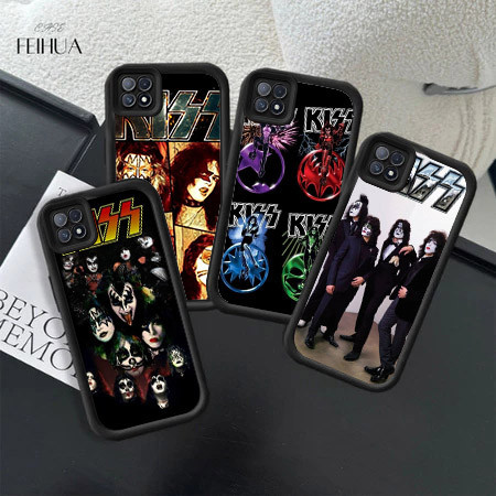 RK37 แฟชั่น Rock Band KISS Hp ชุบปลอกสําหรับ OPPO Reno Narzo F25 A60 A17K N55 10 A17 11 A57 A98 A78 