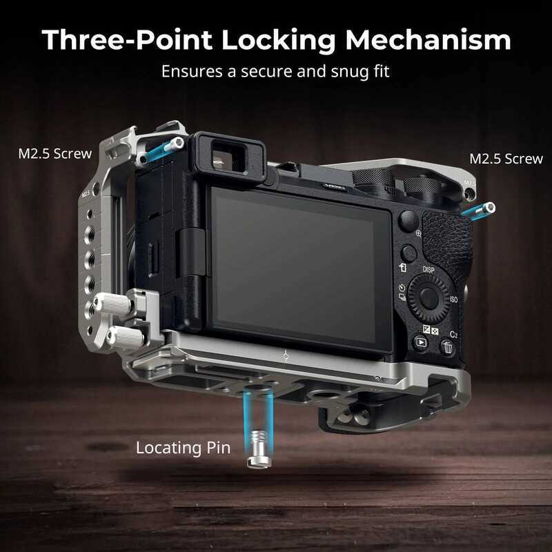 ▥ Smallrig A6700 กล้อง Hawklock QUICK RELEASE CAGE Kit Sony Alpha 6700 พร้อมสาย CLAMP Arca-Swis