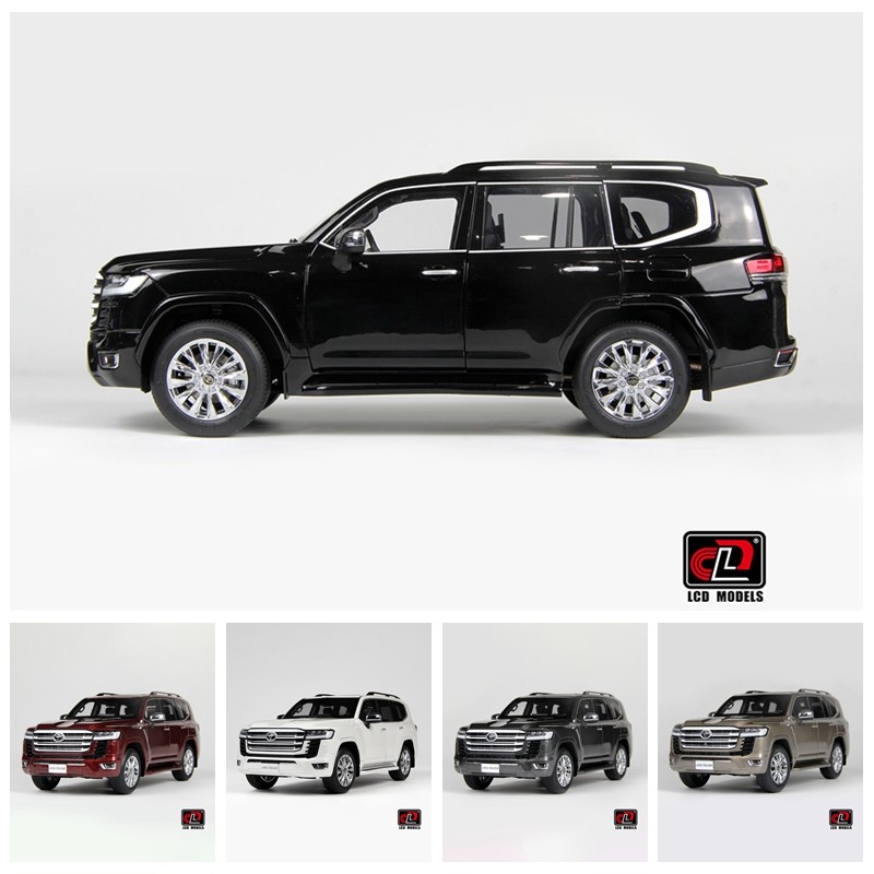 LCD 1: 18 Toyota Land Cruiser Land Cruiser LC300 ZX โมเดลรถโลหะผสมเครื่องประดับ