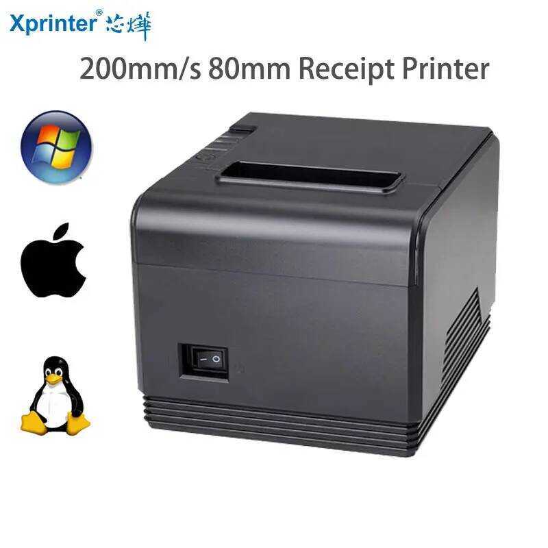 Xprinter XP-Q200 80MM Kitchen Thermal ใบเสร็จ POS Printer -200MM/S เครื่องตัดอัตโนมัติ Bluetooth/Eth