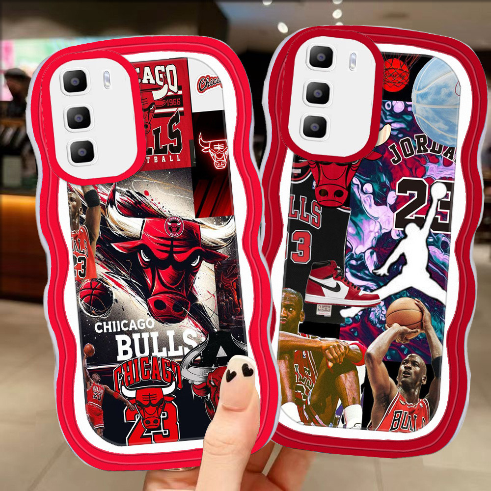 A-41 โลโก้บาสเกตบอลปลอก TPU สําหรับ Realme C65 14X C71 C75 เคสใส