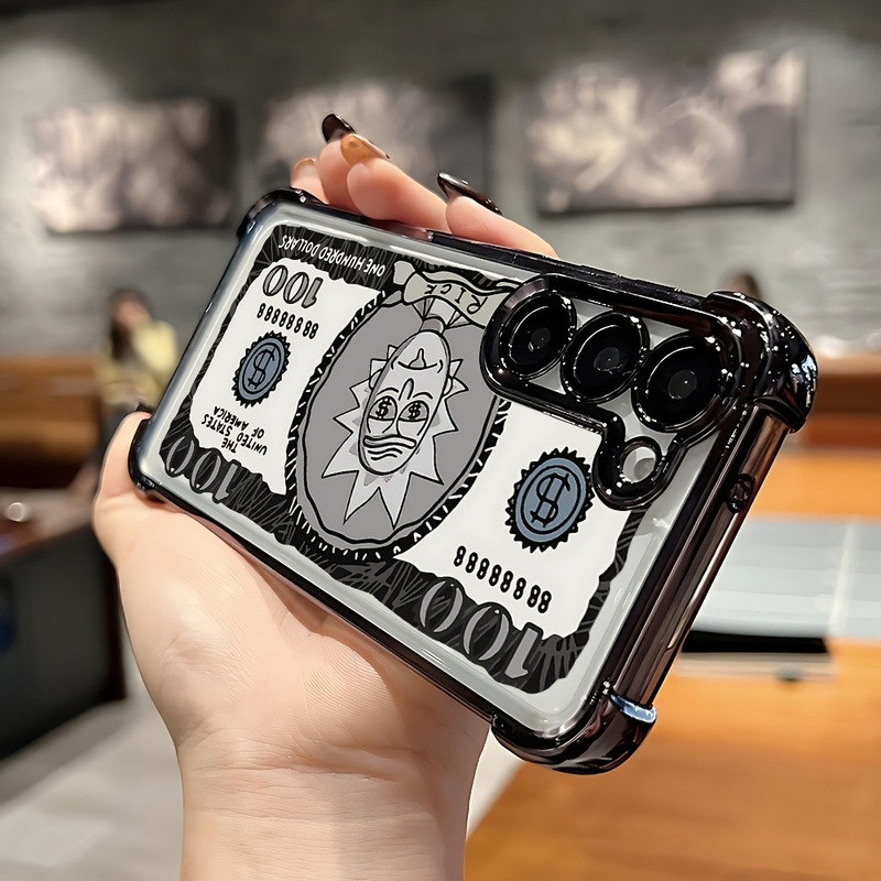 (สต็อกในพื้นที่) เคสโทรศัพท์ลาย Dollar Bill กันกระแทกเคสเปลือกแข็งป้องกันรอยขีดข่วน| สําหรับ IPhone 